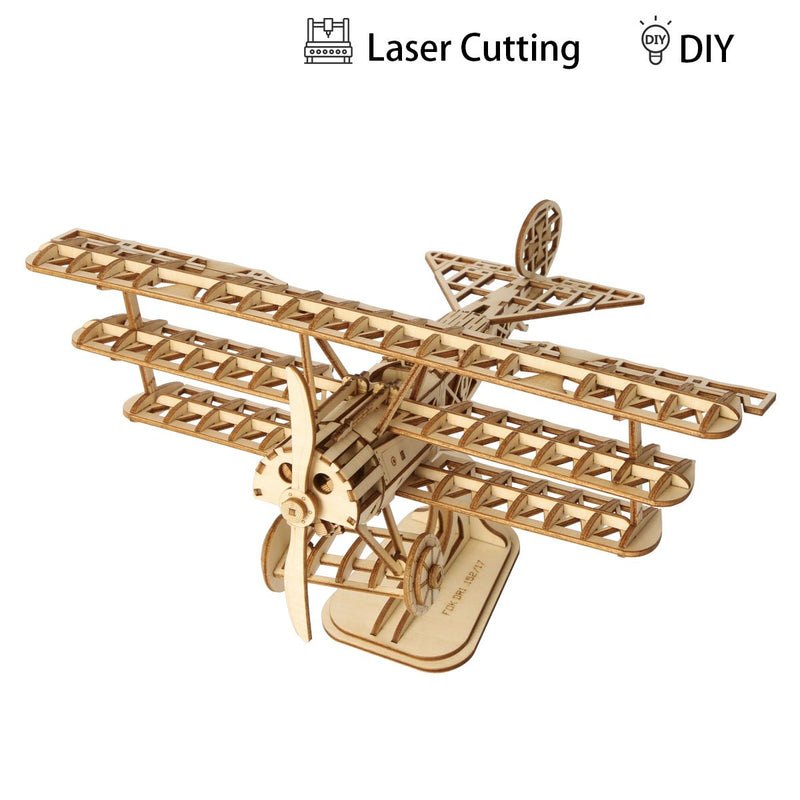 Build Me! 3D Model Airplane Laser Cut Puzzle