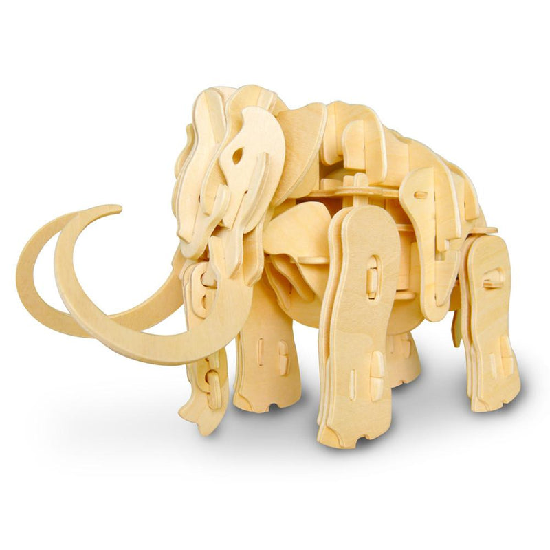Sound Controlled 3D Mammoth Laser Cut Model Puzzle