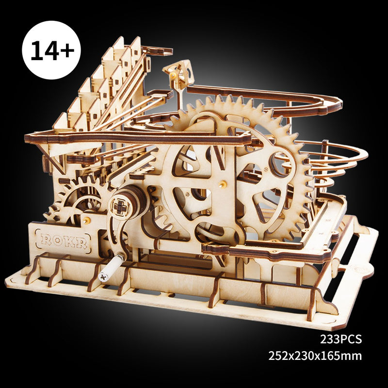 Marble Run Wooden Madness Working Model - The Race