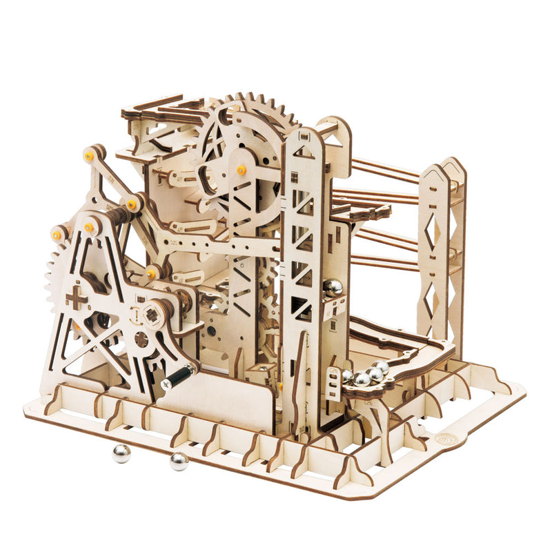 Marble Run Tower Explorer 3D Build it Model with cranks and gears